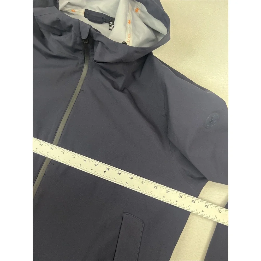 Save The Duck Mens Jari Hooded Jacket Blue Rain Jacket XXL